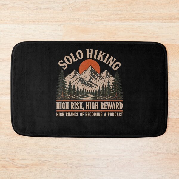 Item preview, Solo Hiking Outdoor Adventure designed and sold by Trippy-Toad.
