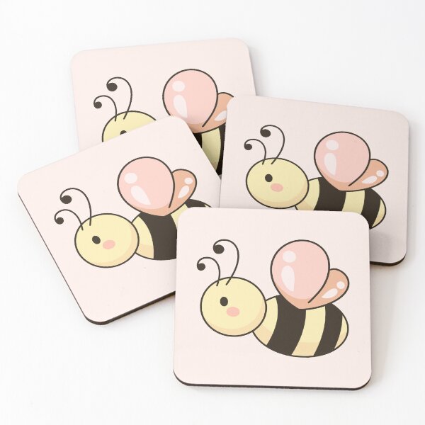 Item preview, Cute Hand Drawn Heart Wing Bee For Kids designed and sold by Porpor Artwork.