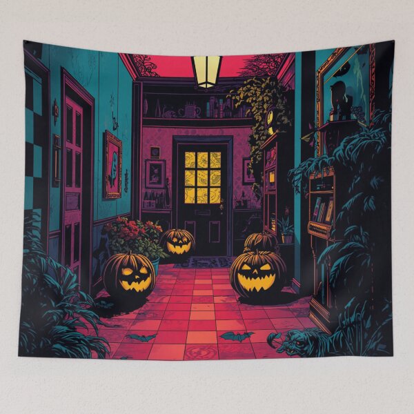 Item preview, Spooky Halloween Pop Art House designed and sold by Uniquely Yours.