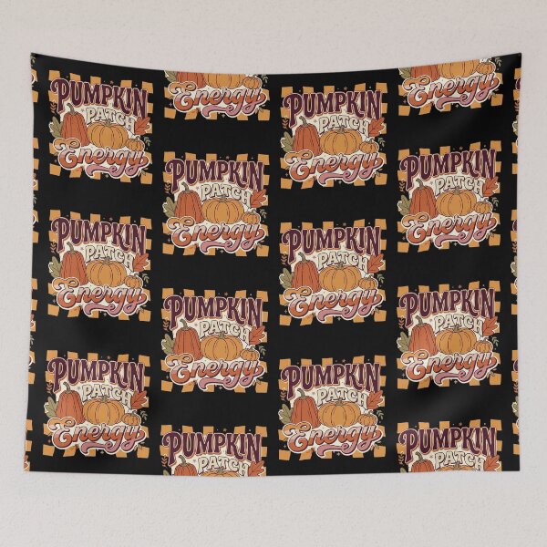 Item preview, Pumpkin Patch Energy Retro Fall Sweatshirt  Groovy Vintage Autumn Pumpkin Design designed and sold by FestivityFinds.
