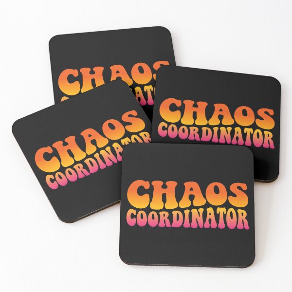 Item preview, Chaos Coordinator Retro Groovy 70s Typography Art designed and sold by pattman.