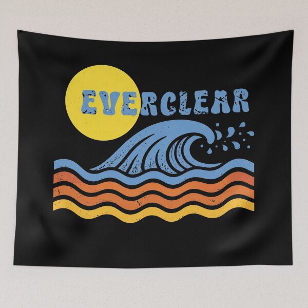 Item preview, Everclear Retro Waves Natural Alternative Rock designed and sold by FieldsnancyArts.