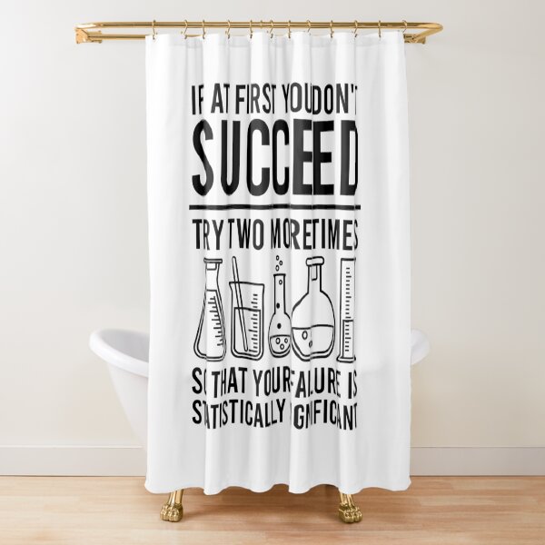 Item preview, If At First You Dont Succeed - Funny Statistics Science Pun designed and sold by shileaavdy.