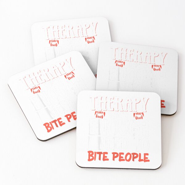 Item preview, Therapy Isn't Enough I Need To Bite People T-Shirt designed and sold by Badriiiii.