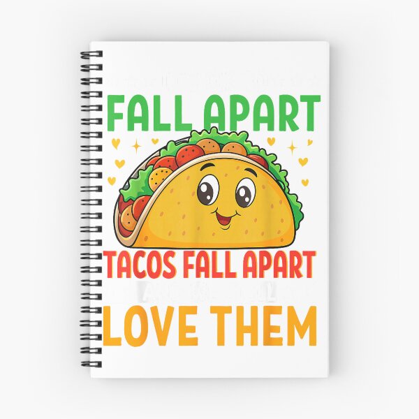Item preview, Tacos It's Okay To Fall Apart Mental Health Awareness Funny T-Shirt designed and sold by KTY-NUSS.