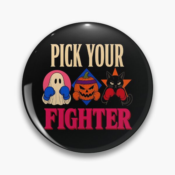 Item preview, Pick Your Fighter Halloween Boxing Ghost Pumpkin Cat designed and sold by FestivityFinds.