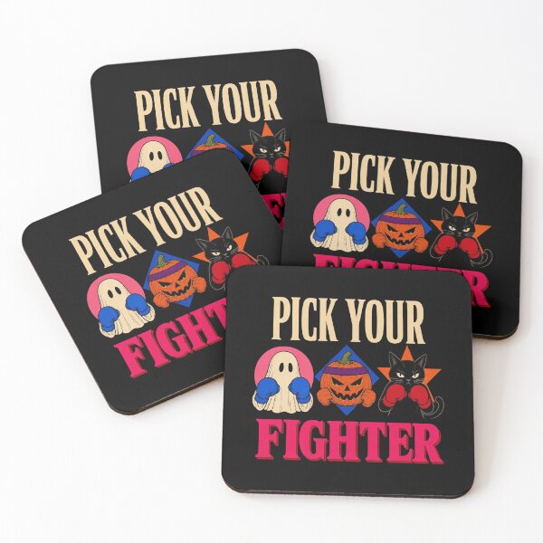 Item preview, Pick Your Fighter Halloween Boxing Ghost Pumpkin Cat designed and sold by FestivityFinds.