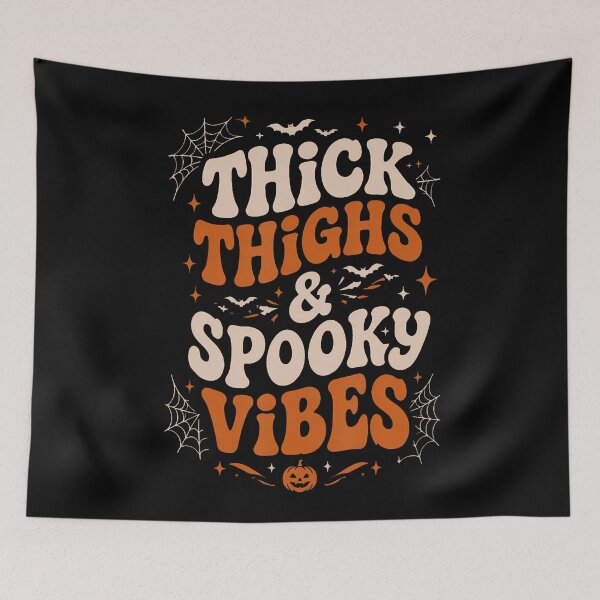 Item preview, Thick Thighs & Spooky Vibes designed and sold by Trippy-Toad.