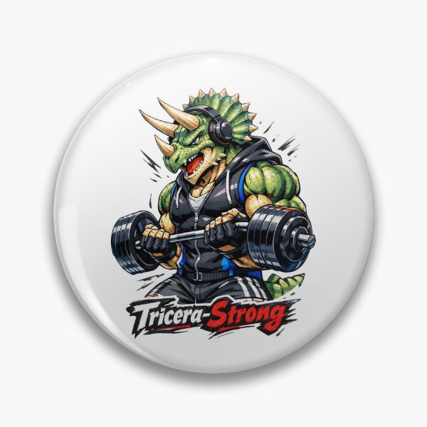 Item preview, Triceratops Fitness Bodybuilding Gym Motivation designed and sold by JonelleTshirts.
