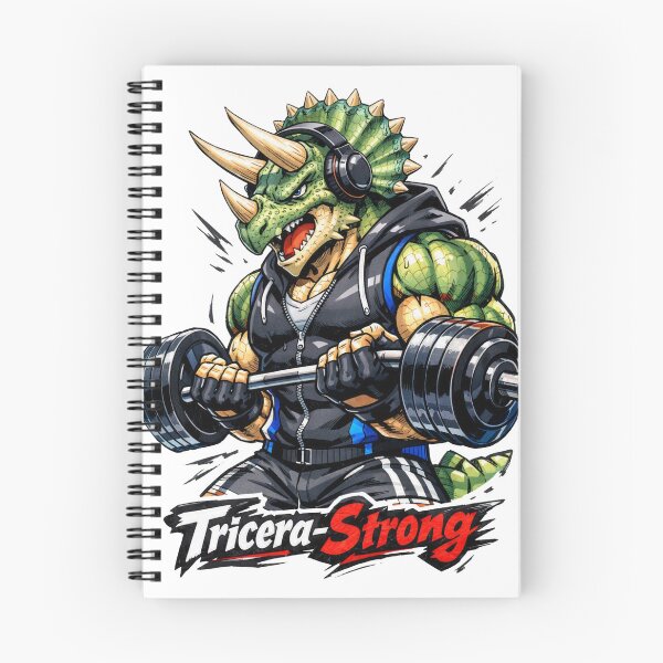 Item preview, Triceratops Fitness Bodybuilding Gym Motivation designed and sold by JonelleTshirts.