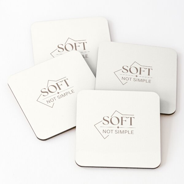 Item preview, Soft Not Simple | Taupe Geometric Frame & Sparkle Serif Typography designed and sold by Sparkle First Co..