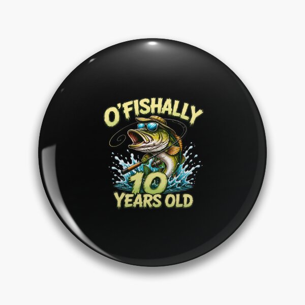 Item preview, O'Fishally 10 Years Old Bass Fishing Birthday designed and sold by PaletteArc.