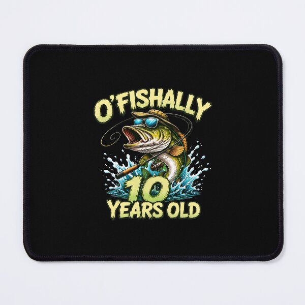 Item preview, O'Fishally 10 Years Old Bass Fishing Birthday designed and sold by PaletteArc.