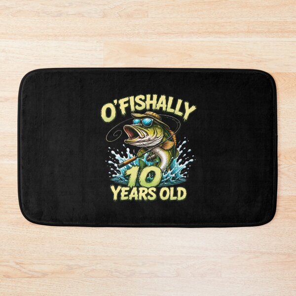 Item preview, O'Fishally 10 Years Old Bass Fishing Birthday designed and sold by PaletteArc.