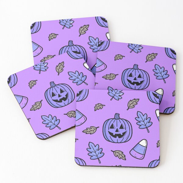 Item preview, Purple Halloween Pattern designed and sold by MZS Studio.