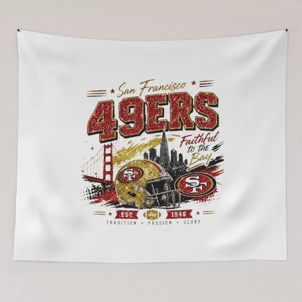 Item preview, San Francisco Football Fan Glitter Graphic designed and sold by Treichel1985.