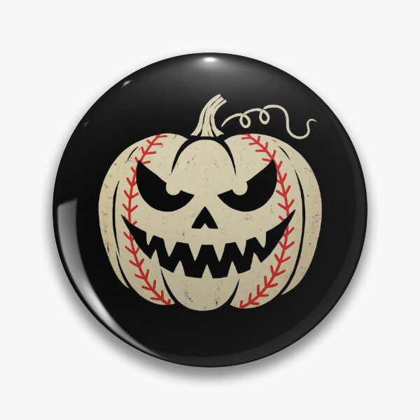 Item preview, Scary Baseball Jack O Lantern Pumpkin – Vintage Sports Halloween T-Shirt for Baseball Fans designed and sold by FestivityFinds.