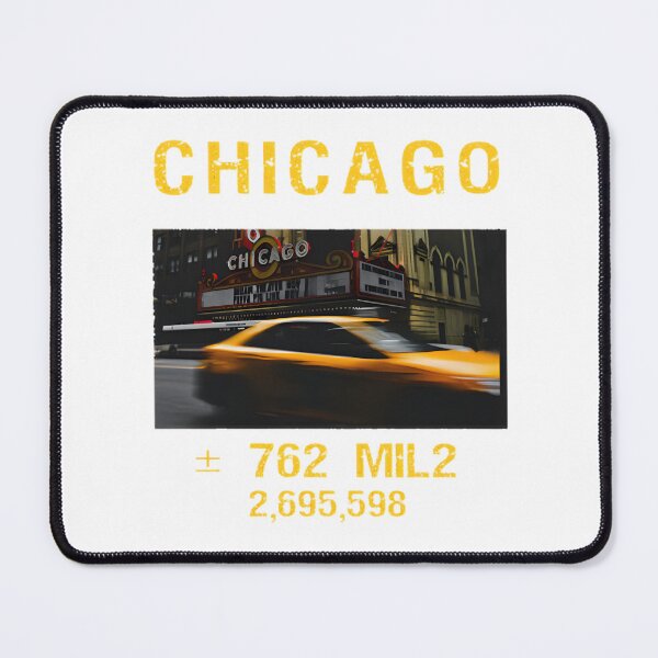 Item preview, Chicago Illinois Urban Population Map Retro Aesthetic Graphic Design | Limited Edition designed and sold by TzmMedia.