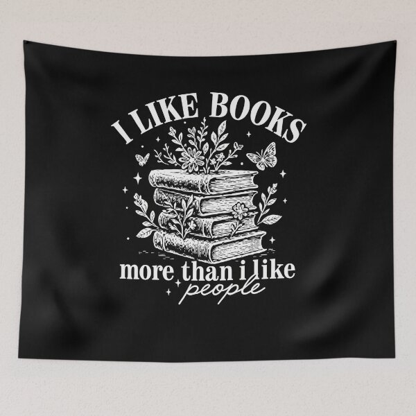 Item preview, I Like Books More Than People Shirt designed and sold by Xtusdior.