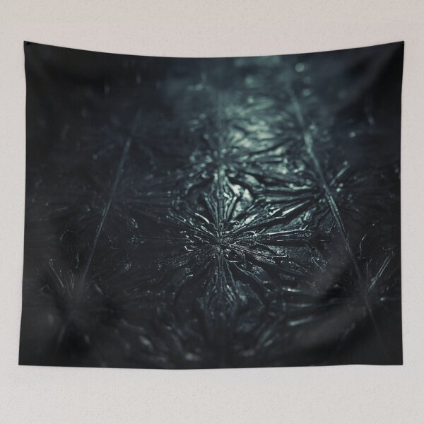Item preview, Gothic Black Carved Tile Dark Emerald Moonlight Texture designed and sold by Uniquely Yours.