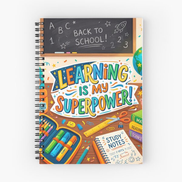 Item preview, Learning Is My Superpower! – Back to School | Classroom Wall Art | Teacher & Student Motivational Poster designed and sold by StickersArcoiris.