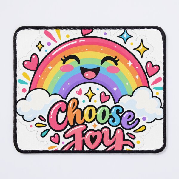 Item preview, Choose Joy Smiling Rainbow designed and sold by CodePaws Creations.