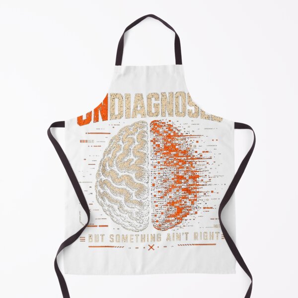 Item preview, Undiagnosed But Something Ain't Right Funny Mental Health T-Shirt designed and sold by gidget-gadget.