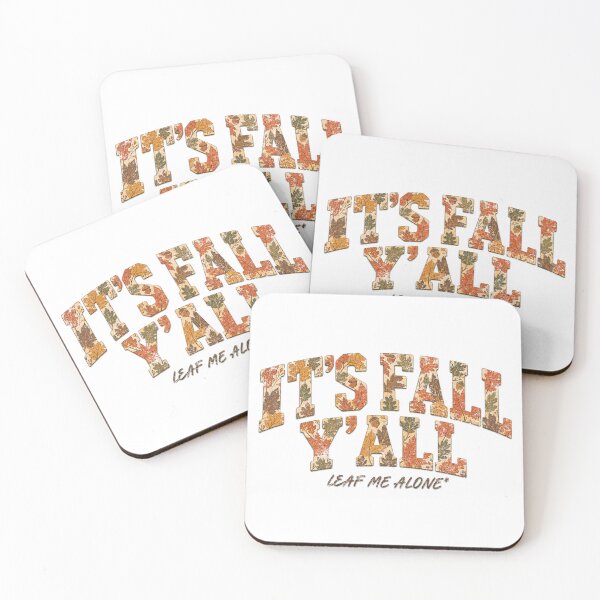 Item preview, It’s Fall Y’all Leaf Me Alone – Funny Retro Fall Design designed and sold by Nacho Average Designs.