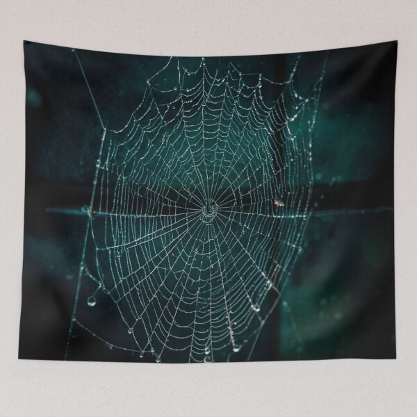 Item preview, Gothic Dewdrops Spiderweb designed and sold by Uniquely Yours.