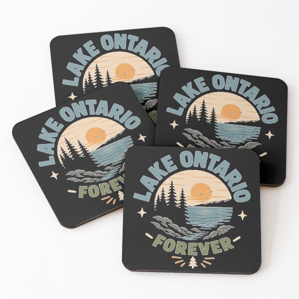 Item preview, Lake Ontario Forever Canada Vintage Retro Great Lakes designed and sold by WilliaMaler.