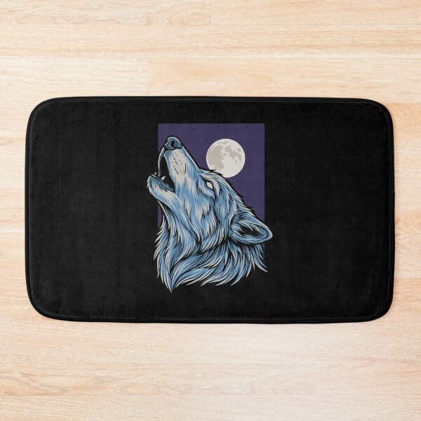 Item preview, Howling Wolf Halloween Moon Tattoo Gothic designed and sold by Uglyandcute.