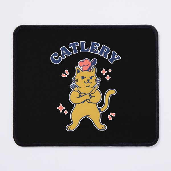 Item preview, Catlery Funny Cat Pun - Chef Cat Cutlery Humor Design designed and sold by Cust-tshirts.