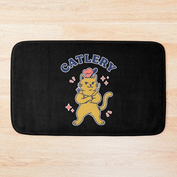 Item preview, Catlery Funny Cat Pun - Chef Cat Cutlery Humor Design designed and sold by Cust-tshirts.
