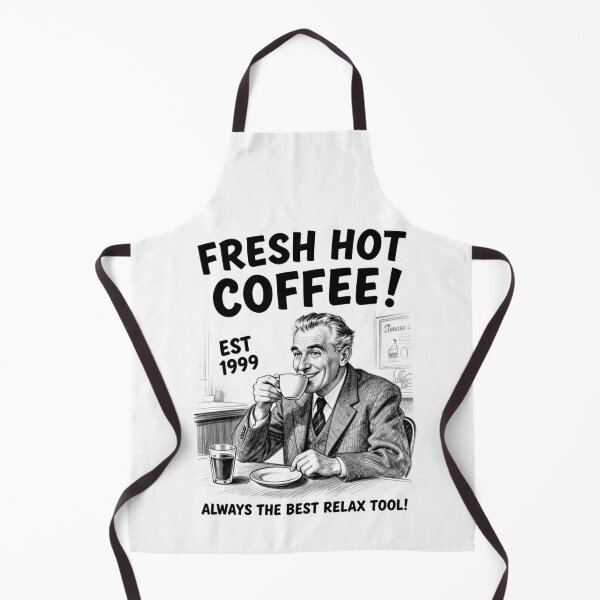 Item preview, Vintage Motivational Quote FRESH HOT COFFEE - Since 1999 - ALWAYS THE BEST RELAX TOOL! designed and sold by Giulivo Store Graphic.