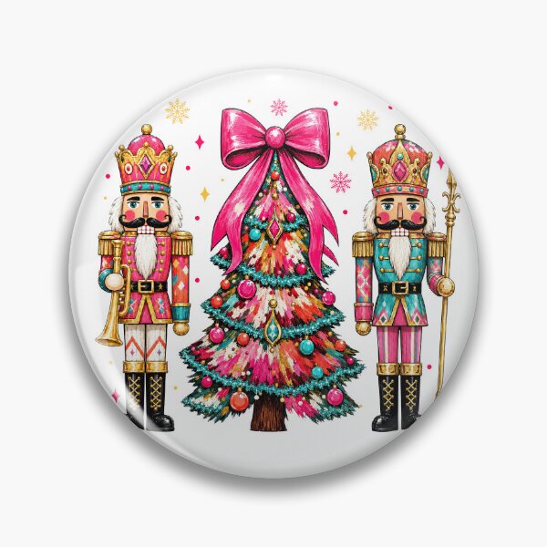Item preview, Colorful Nutcracker Christmas Tree Holiday Trio designed and sold by varin-studio.