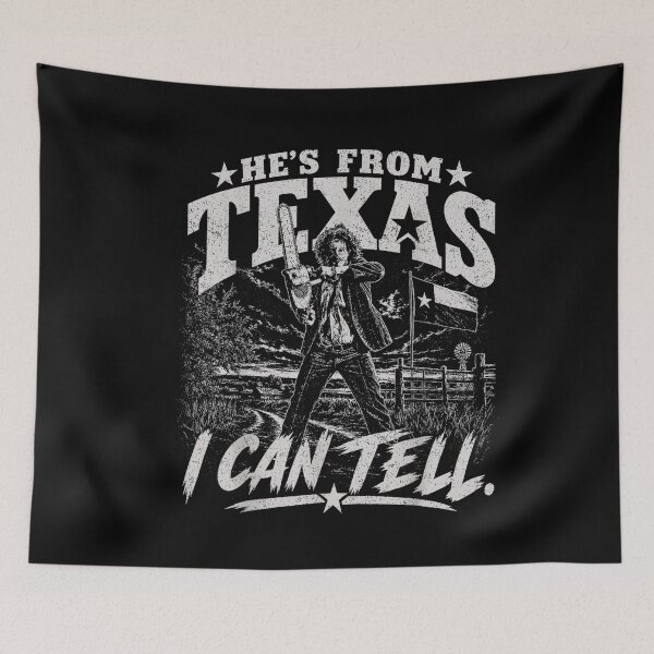 Item preview, Hes from Texas I Can Tell Chainsaw Horror Halloween  designed and sold by RannaHile.