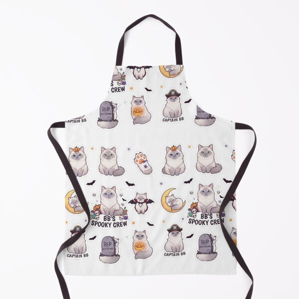 Item preview, BB's Halloween Fusion Cute Ragdoll Cat Spooky Season Sticker designed and sold by PetalsPaws.