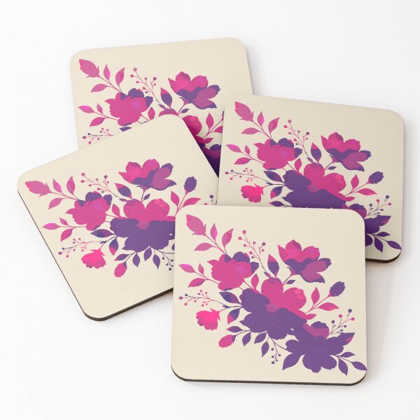 Item preview, Colorful Pouring Floral Stencil designed and sold by GAP90.