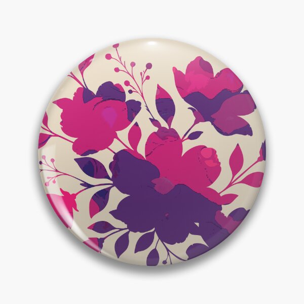 Item preview, Colorful Pouring Floral Stencil designed and sold by GAP90.