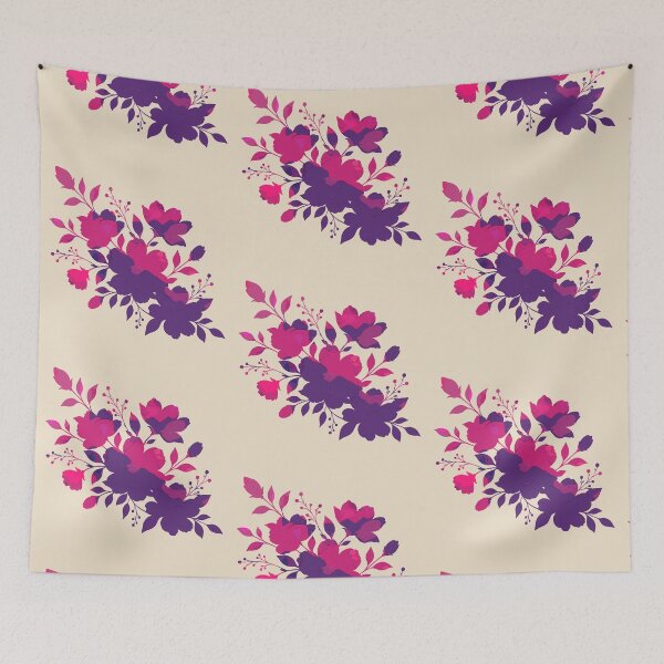 Item preview, Colorful Pouring Floral Stencil designed and sold by GAP90.