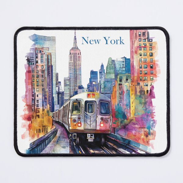Item preview, New York Cityscape Colorfully designed and sold by JonnaHurmerinta.