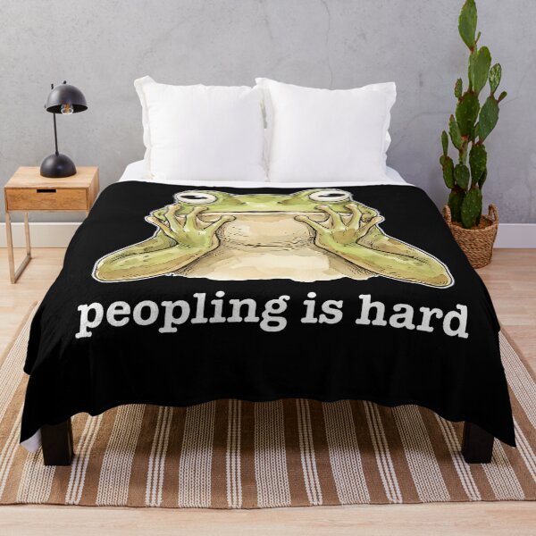 Item preview, Peopling Is Hard designed and sold by Trippy-Toad.