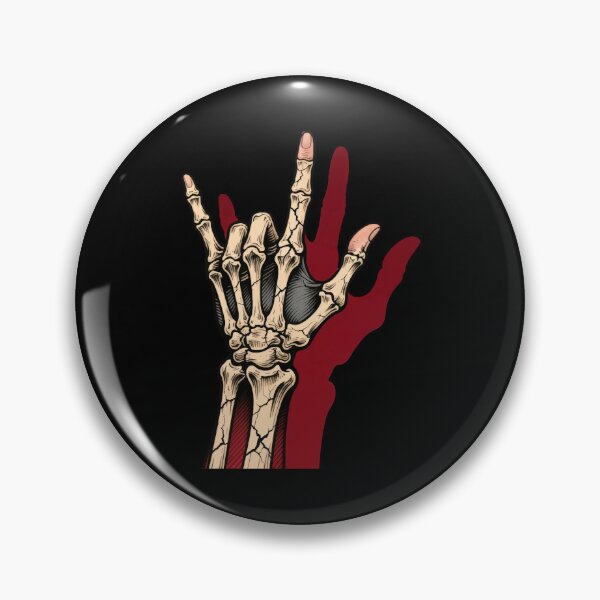 Item preview, Skeleton Hand Rock Halloween Tattoo Gothic designed and sold by Uglyandcute.