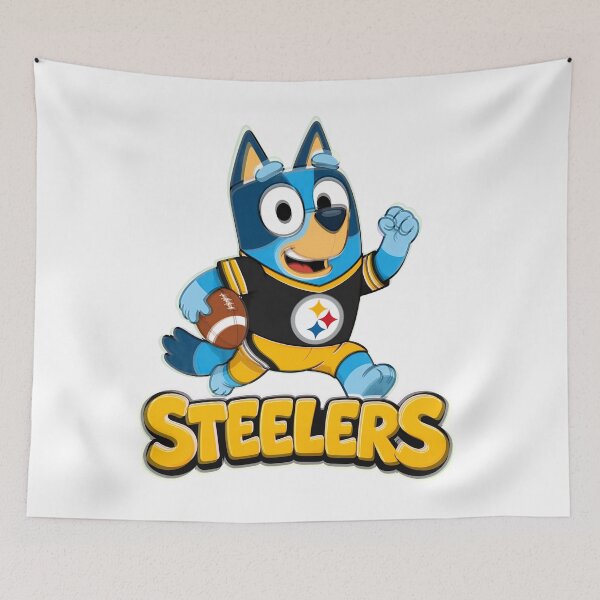 Item preview, Bluey Steelerss Football Dog designed and sold by visionnen.