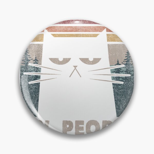 Item preview, Vintage Ew People Black Cat Funny Anti Social Introvert T-Shirt designed and sold by gidget-gadget.