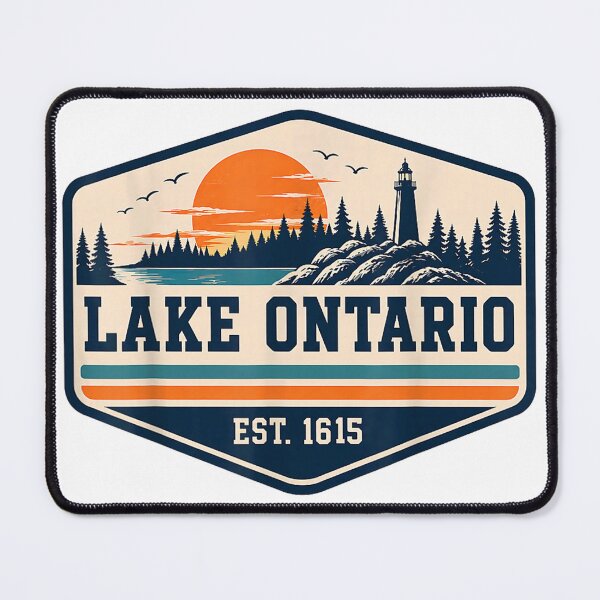 Item preview, Vintage Lake Ontario EST 1615 Canada Lake Ontario Lover Gift designed and sold by WilliaMaler.