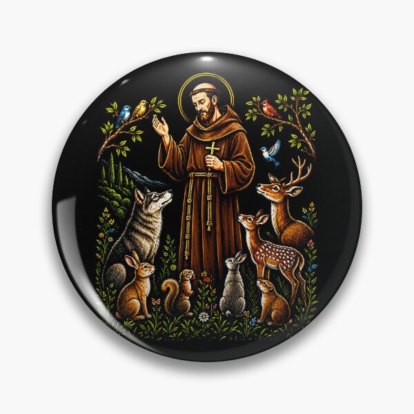 Item preview, Saint Francis Of Assisi Patron Saint Of Animals designed and sold by Trippy-Toad.