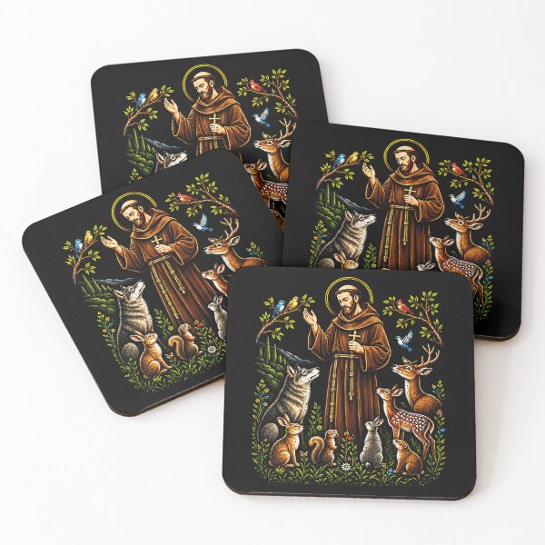 Item preview, Saint Francis Of Assisi Patron Saint Of Animals designed and sold by Trippy-Toad.