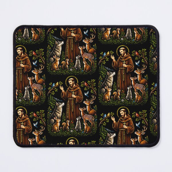 Item preview, Saint Francis Of Assisi Patron Saint Of Animals designed and sold by Trippy-Toad.