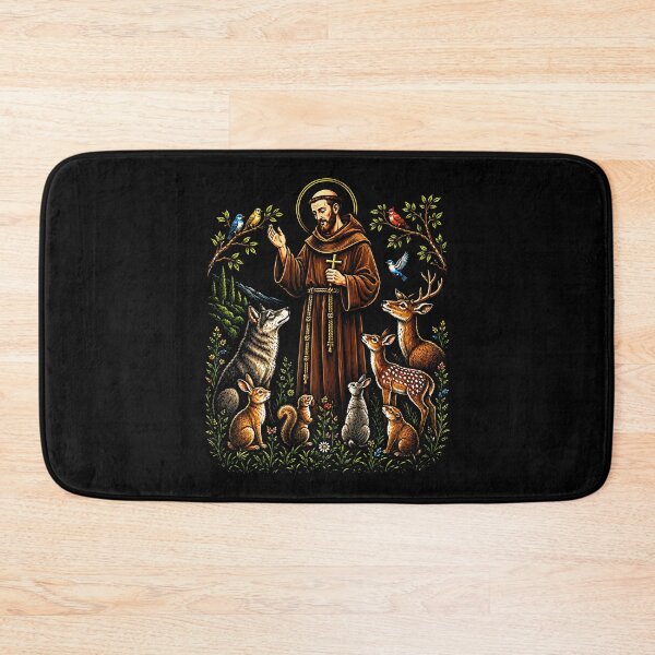 Item preview, Saint Francis Of Assisi Patron Saint Of Animals designed and sold by Trippy-Toad.